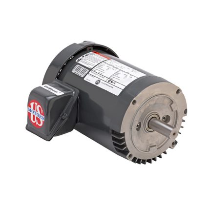 AC Motor, U13S2ACR, 0.33 HP, 1800 RPM, Three Phase, 208-230/460 V, 60 Hz, 56C (U13S2ACR)